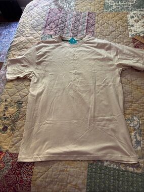 Men's Crew Neck T-Shirt in Light Beige